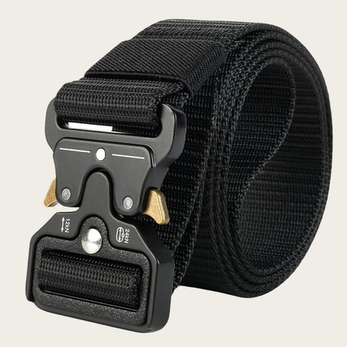 Quick release work belt - release,