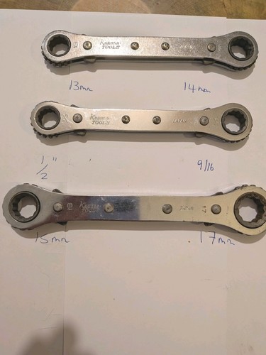 Kamasa ratchet spanners - 3,