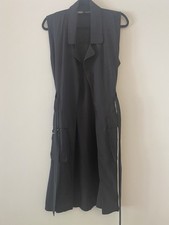 Zara Long Gilet - Black 