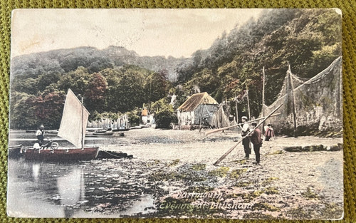 Antique postcard dartmouth - antique,