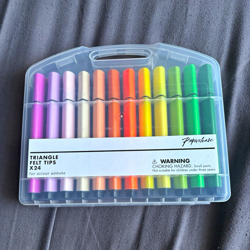 Paperchase triangle felt tips - paperchase,
