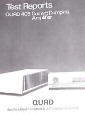 Quad Sales Leaflet 1976 Quad 405 current dumping Amplifier