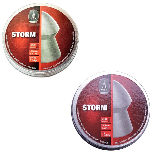 Bsa storm pointed pellets - pointed,