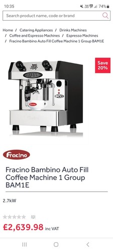Fracino bambino coffee - fracino,