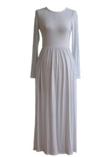 WOMEN'S CASUAL LONG SLEEVE MAXI DRESS LOOSE LONG DRESSES WITH POCKETS