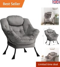 Elegant Large Velvet Armchair