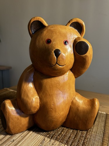 Vintage hand carved large - vintage,