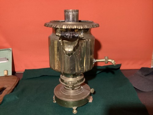 Antique brass samovar spares - antique,