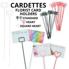 Cardettes florist card holders - cardettes,