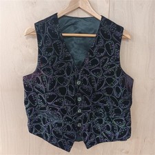 Vintage Black Paisley