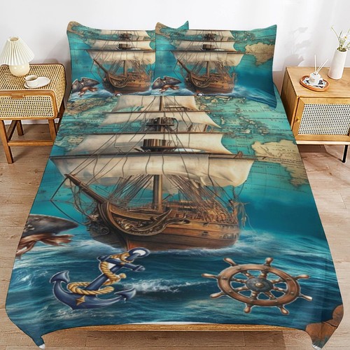 Vintage world map nautical - world,