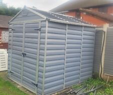 Palram Canopia Skylight Grey Garden Storage Shed 8x6