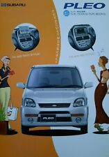 Japanese text SUBARU PLEO accessories car sales brochure / catalogue - very rare