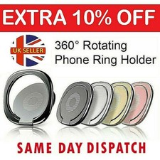 Phone Ring Holder Finger Grip 360° Rotate Stand Mount for Mobile Phones