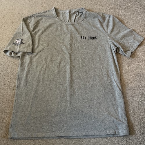 Fat shark shirt - shark, grey