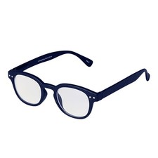 New Navy Blue Horn Rimmed
