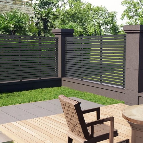 6ft wooden garden fence gate - garden,
