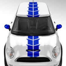 Double racing stripes sticker