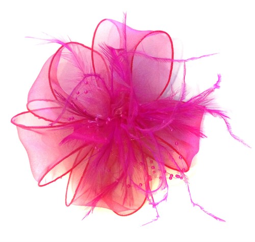 Chiffon feather hair - chiffon,