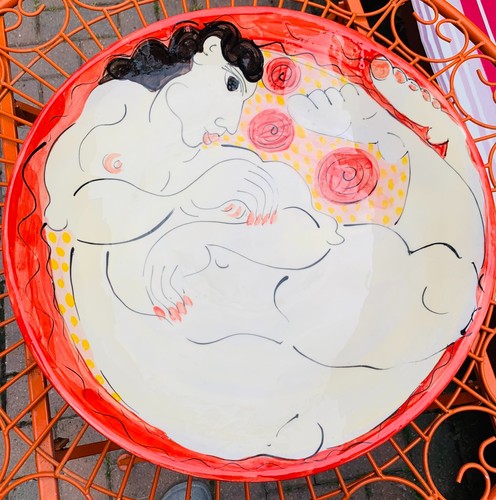 Karen atherley ceramics red - -,