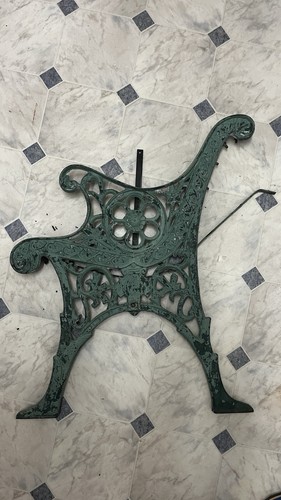 Garden bench with heavy metal - garden,