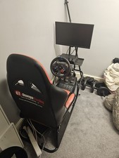 Sim Racing Chair Gaming Set Up with Stand Sim Racing Chair