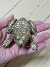 Vintage Solid Brass Frog