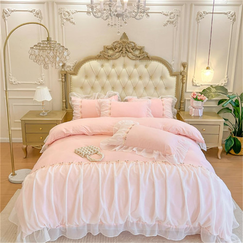 Pink bedding romantic - bedding-romantic, ruffle