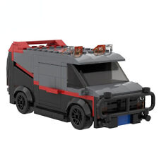 GMC The A-Team Van MOC Building Blocks Classic Vehicle Model Toys MOC Bricks