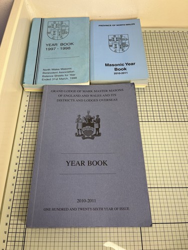 Masonic year book bundle - bundle, x3