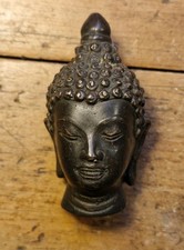 Vintage Bronze Buddha Head