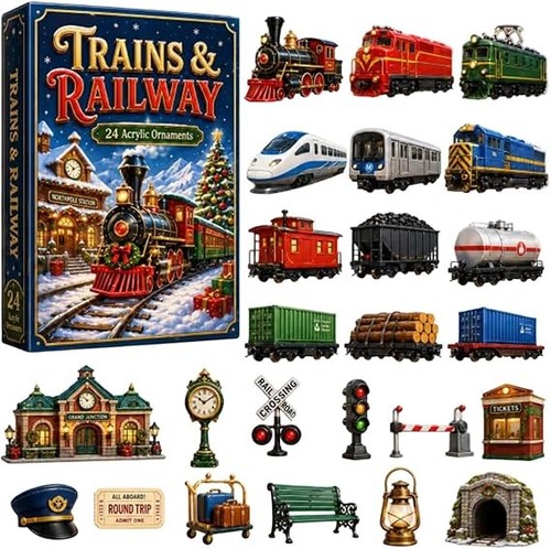 Trains railway advent - trains,