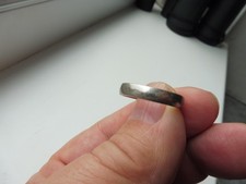 platinum wedding band size U approx. 7.4 grams approx. fully hallmarked