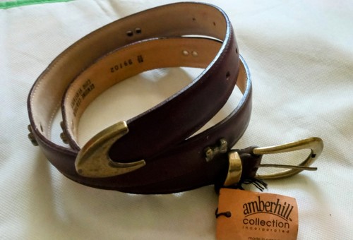 Dog lovers belt brown leathe - belt,