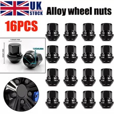 16x ALLOY WHEEL NUTS FOR FORD FIESTA MK4 MK5 MK6 MK7 MK8 M12X1.5 LUG BOLTS STUDS