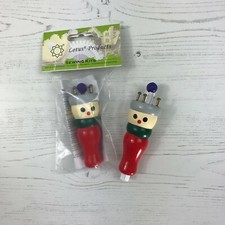 Wooden Knitting Dolly French Knitter Doll With Needle & Instructions