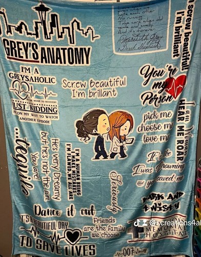 Grey anatomy soft - anatomy, throw