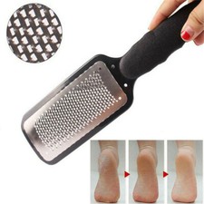 Foot File Hard Dead Skin Callus Remover Rasp Scraper Dead Skin Scrubber Black