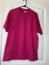 Hanes Beefy-T Men's Pink Solid