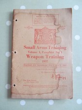 SMALL ARMS TRAINING MILITARY