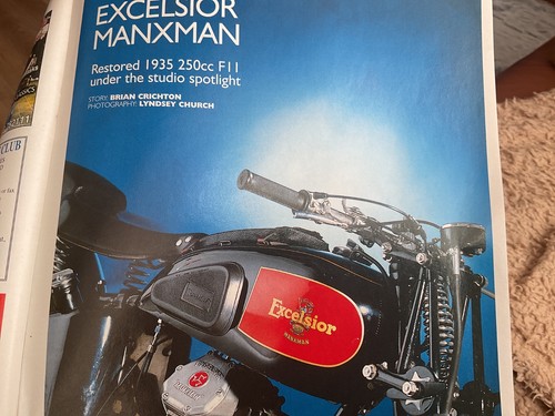 Excelsior manxman f11 - excelsior, 250cc