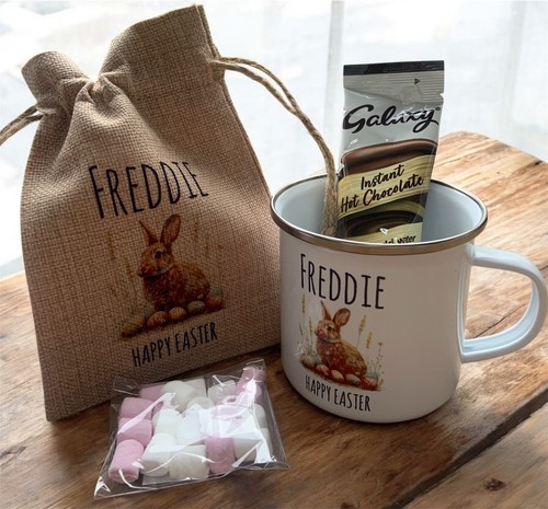 Personalised easter mug hot - |,