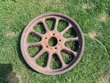 One Vintage Iron Wheel, Diameter 52cm,Depth8.7cm, Industrial, Agricultural