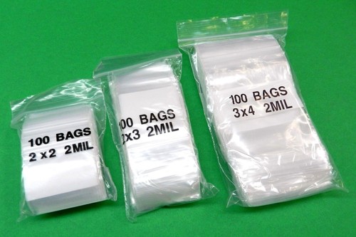 300 bags reclosable mil - 300,