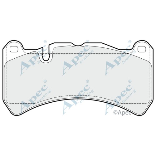 Brake pads set for mercedes - pads,