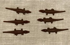 6 Plastic Alligator Crocodile