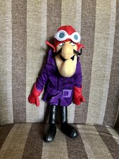 Wacky Races Plush Rare 12” Collectable Soft Toy Hanna Barbera Dick Dastardly 