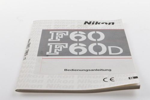 Nikon f60 f60d manual - f60d,