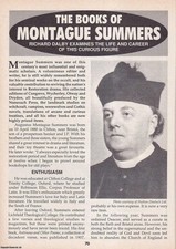 MONTAGUE SUMMERS IN PRINT 