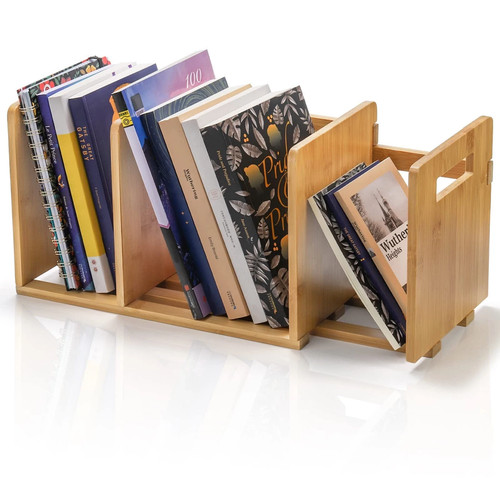 Bamboo desktop bookshelf - bamboo,